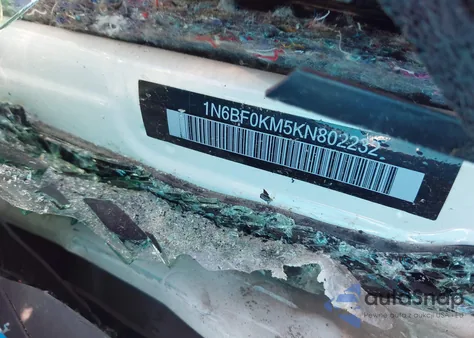 2019 Nissan Nv Cargo Nv1500 Sv V6 from USA, damaged, VIN 1N6BF0KM5KN802232